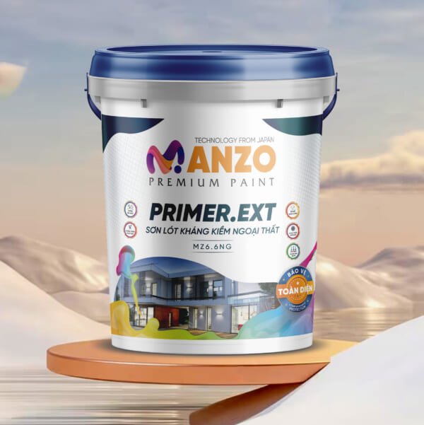 MANZO PRIME.EXT - SƠN LÓT KHÁNG KIỀM NGOẠI THẤT.18L